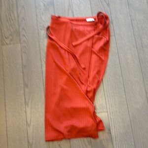 Club Monaco Vibrant Orange Skirt